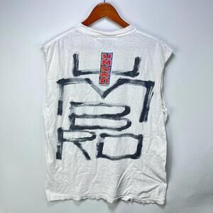 Vintage 90s Ombro Sleeveless Shirt Made in USA Large